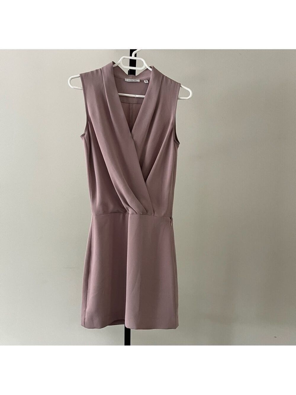 Aritzia Babaton Phoenix Dress, Size 00, Colour Quarry (mauve dusty pink hue).